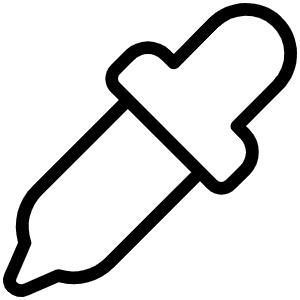 Eyedropper Thin Icon from Phosphor Thin Set