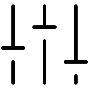 Faders Thin Icon from Phosphor Thin Set