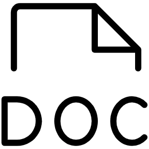 File Doc Thin Icon from Phosphor Thin Set