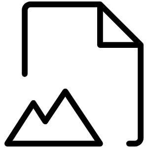 File Image Thin Icon from Phosphor Thin Set