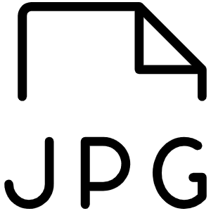 File Jpg Thin Icon from Phosphor Thin Set