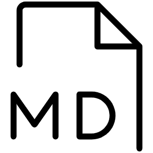 File Md Thin Icon from Phosphor Thin Set