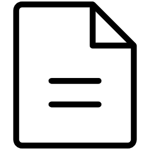 File Text Thin Icon from Phosphor Thin Set