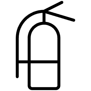 Fire Extinguisher Thin Icon from Phosphor Thin Set