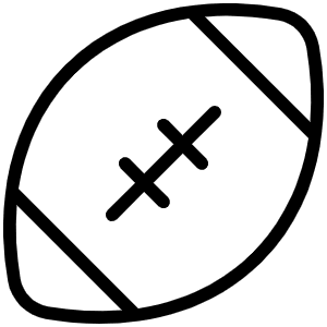 Football Thin Icon from Phosphor Thin Set
