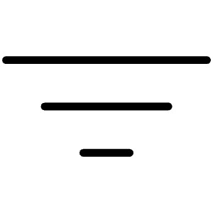 Funnel Simple Thin Icon from Phosphor Thin Set