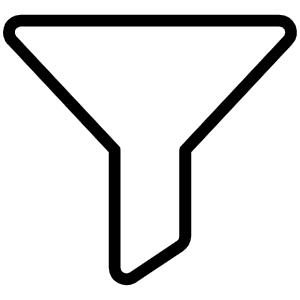 Funnel Thin Icon from Phosphor Thin Set