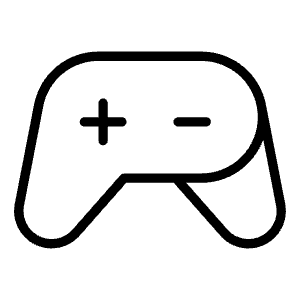 Game Controller Thin Icon from Phosphor Thin Set