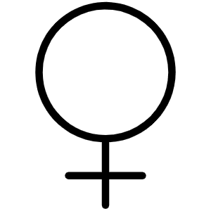Gender Female Thin Icon from Phosphor Thin Set