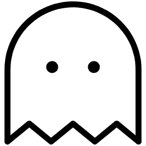 Ghost Thin Icon from Phosphor Thin Set