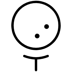 Golf Thin Icon from Phosphor Thin Set