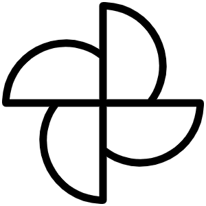 Google Photos Logo Thin Icon from Phosphor Thin Set
