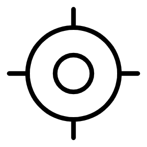 Gps Fix Thin Icon from Phosphor Thin Set