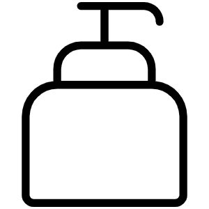 Hand Soap Thin Icon from Phosphor Thin Set