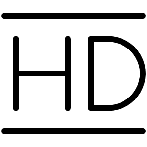 High Definition Thin Icon from Phosphor Thin Set