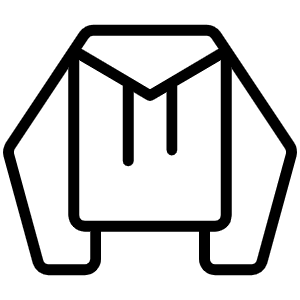 Hoodie Thin Icon from Phosphor Thin Set