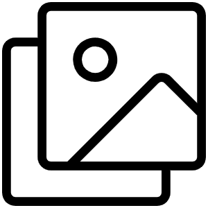 Images Square Thin Icon from Phosphor Thin Set