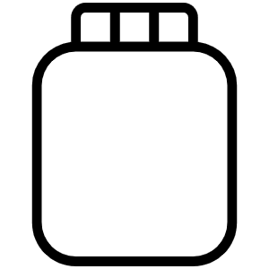 Jar Thin Icon from Phosphor Thin Set