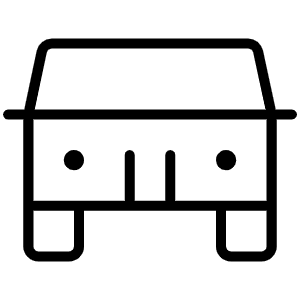 Jeep Thin Icon from Phosphor Thin Set