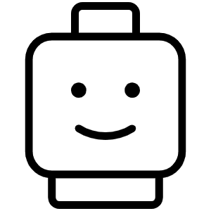 Lego Smiley Thin Icon from Phosphor Thin Set