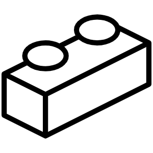 Lego Thin Icon from Phosphor Thin Set