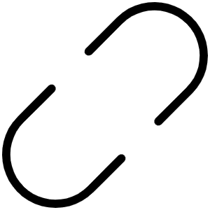 Link Simple Break Thin Icon from Phosphor Thin Set