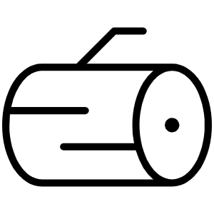 Log Thin Icon from Phosphor Thin Set
