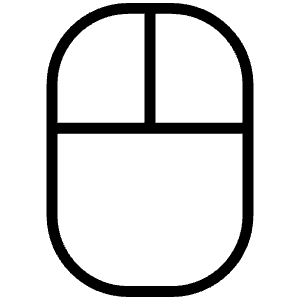 Mouse Thin Icon from Phosphor Thin Set