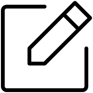 Note Pencil Thin Icon from Phosphor Thin Set