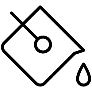 Paint Bucket Thin Icon from Phosphor Thin Set