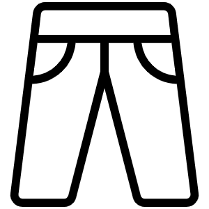 Pants Thin Icon from Phosphor Thin Set