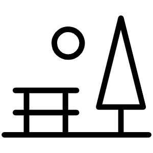 Park Thin Icon from Phosphor Thin Set