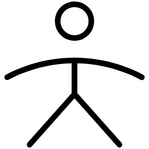 Person Simple Thin Icon from Phosphor Thin Set