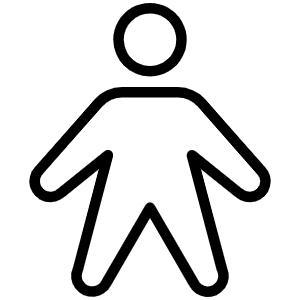 Person Thin Icon from Phosphor Thin Set