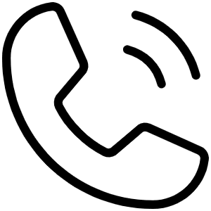 Phone Call Thin Icon from Phosphor Thin Set