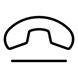 Phone Disconnect Thin Icon from Phosphor Thin Set