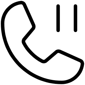 Phone Pause Thin Icon from Phosphor Thin Set