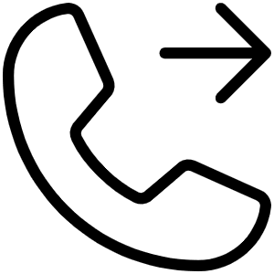 Phone Transfer Thin Icon from Phosphor Thin Set
