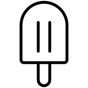 Popsicle Thin Icon from Phosphor Thin Set