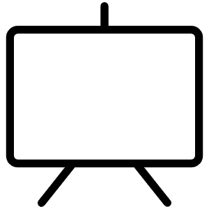 Presentation Thin Icon from Phosphor Thin Set