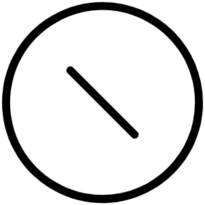 Prohibit Inset Thin Icon from Phosphor Thin Set