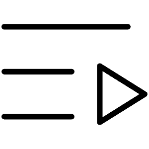 Queue Thin Icon from Phosphor Thin Set