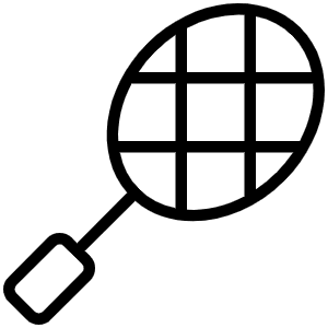Racquet Thin Icon from Phosphor Thin Set