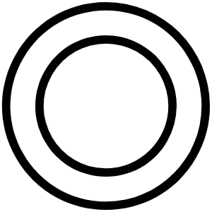 Record Thin Icon from Phosphor Thin Set