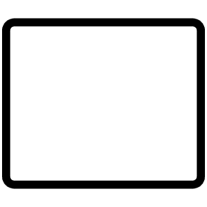 Rectangle Thin Icon from Phosphor Thin Set