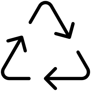 Recycle Thin Icon from Phosphor Thin Set