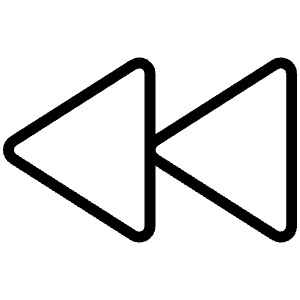 Rewind Thin Icon from Phosphor Thin Set