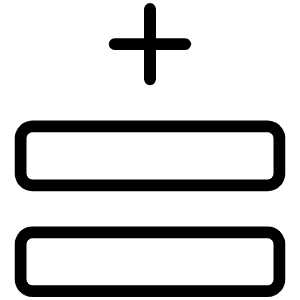 Rows Plus Top Thin Icon from Phosphor Thin Set