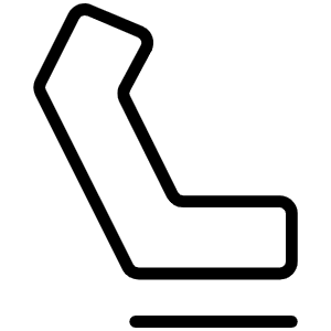 Seat Thin Icon from Phosphor Thin Set