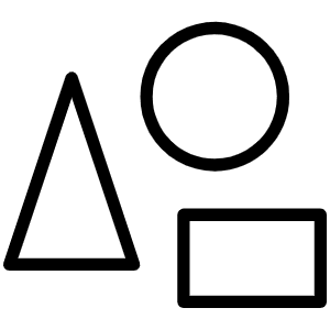 Shapes Thin Icon from Phosphor Thin Set